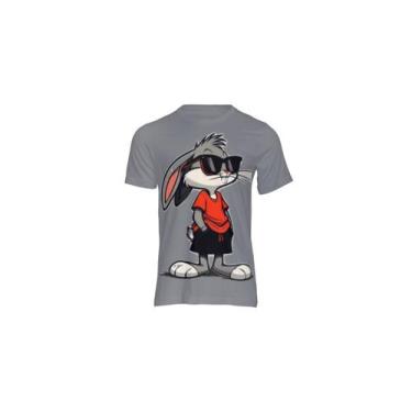 Imagem de Camiseta Personalizada Pernalonga EstilosoTecido Premium 30.1 - Hard s