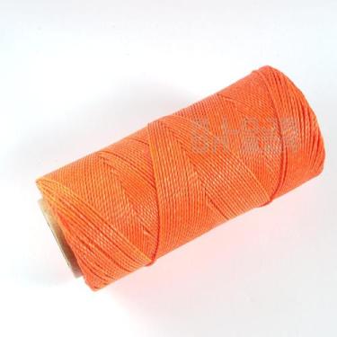 Imagem de Cordão Fio Encerado Cordone 1mm 100gr Linhasita Laranja Neon
