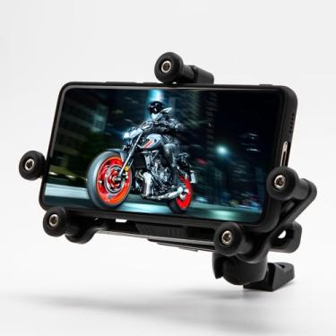 Imagem de evomosa Suporte de celular para motocicleta, suporte de celular de motocicleta para smartphone de 3,5 polegadas - 7,5 polegadas para quadriciclo e scooter (B)