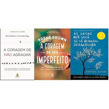 Imagem de Kit 3 Livro Coragem De Não Agradar Ser Imperfeito As Coisas - Sextante