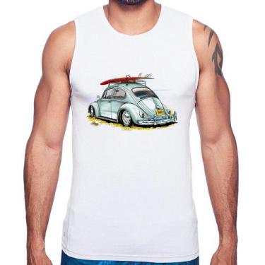 Imagem de Regata Fusca Vintage - Foca na Moda, Branco, P