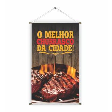 Imagem de Banner pronto Assado REF 015  medida 45x70 cm (arte Pronta)