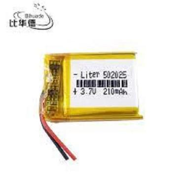 Imagem de Bateria 3.7v 210mah 5mm X 20mm X 25mm 2 Fios 502025 - KMIG