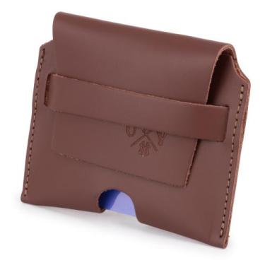 Imagem de Carteira Envelope Use Young Couro Porta Cartão Notas, Marrom