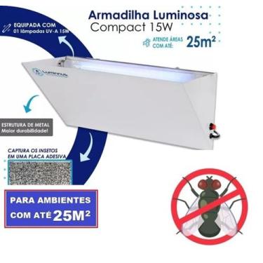 Imagem de Kit 4 Armadilhas Luminosa Adesiva Restaurante, Açougue,Padarias,Superm