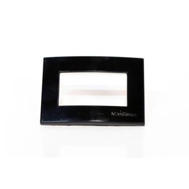 Imagem de Sleek Ebony Placa Com Suporte para Movel - Margirius