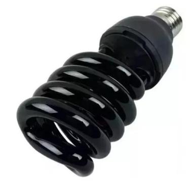 Imagem de Lâmpada Fluorescente 30w Espiral Luz Negra E27 110v - Luckfoyu