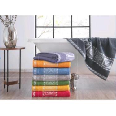 Imagem de Toalha de Rosto Jacquard Florata 50 x 75 130 gr. - Casa Linda Toalhas,