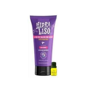 Imagem de Kit Alisante De Cabelo Organico Progressiva Hidra Liso 200ml - Hidrali