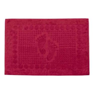 Imagem de Toalha de Piso Madison Antiderrapante 50x70cm - Lufamar, Malbec