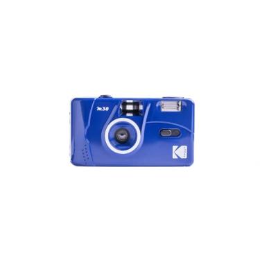 Imagem de Kodak Câmera de filme M38 35 mm – Sem foco, potente flash embutido, fácil de usar (azul clássico)