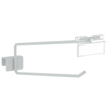 Imagem de Gancho Simples 10 Un Com Porta Etiqueta Para Gôndola 30cm Amapá