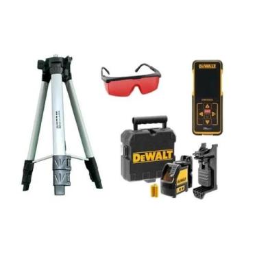 Imagem de Nível Laser Dewalt+ Tripé + Trena 100 Metros+ Óculos+ Maleta