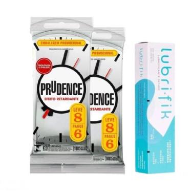Imagem de 16 Camisinhas Preservativo Prudence Efeito Retardante com Lubrificante