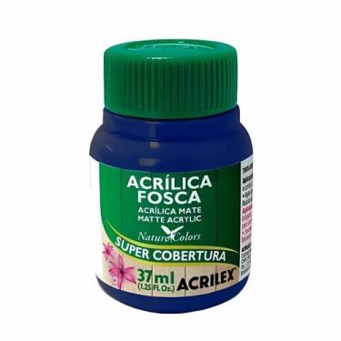 Imagem de Tinta acrilica fosca 37ml acrilex escolha a cor, 501 - AZUL TURQUESA