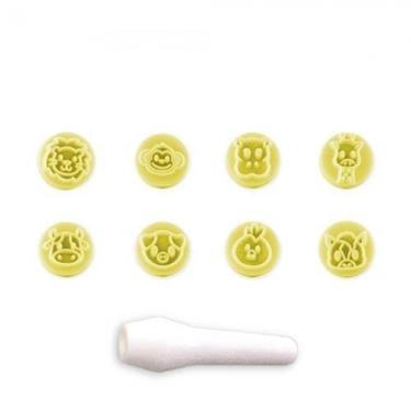 Imagem de Kit Carimbos Animais para Artesanato e Confeitaria 1,5cm Blue Star - 9