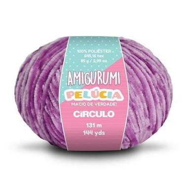 Imagem de Fio Amigurumi Pelúcia 131 metros - Círculo, 6614 alfazema