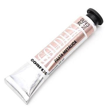 Imagem de Pasta Metálica Goldfix 20ml Corfix, 248 OURO ROSE