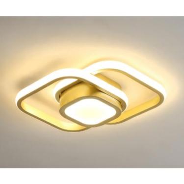 Imagem de Luminária De Teto Plafon Led Moderna Lustre para Corredor Sala Quarto 