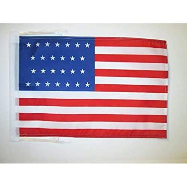 Imagem de AZ FLAG - Estados Unidos 1837-1845 26 estrelas bandeira 45.7 cm x 12'' cordões - EUA - American historic Pequenas bandeiras 30 x 45 cm - Banner 45.7x30.5 cm - Drapeau Etats-Unis 1837-1845 26 étoiles