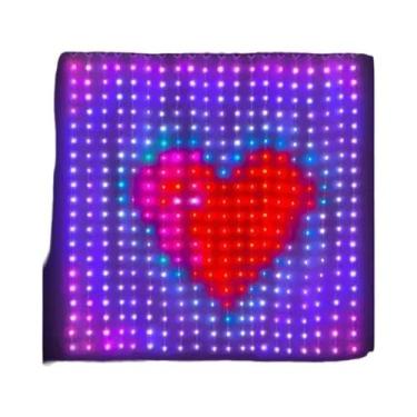 Imagem de Luzes de Cortina Inteligentes com 400 LEDs RGB - Controle via Bluetoot