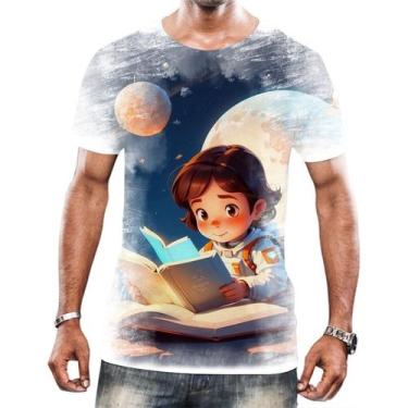 Imagem de Camiseta Camisa Crianças Astronautas Planetas Galáxias 4 - Enjoy Shop,