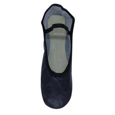 Imagem de Sapatilha Ballet Sintética Preta Infantil - Art Dança, 25, Preto