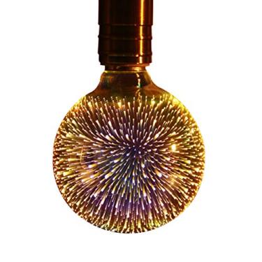 Imagem de Fydun Lâmpada LED Efeito Colorido 4W E27 Lâmpada Decorativa Fogo de Artifício 3D (577)