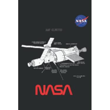 Imagem de Nasa Skylab Art Concepts Gift Birthday Idea Perfect Machine Pretty: DOG JOURNAL - 6" x 9", 100 Pages: Wide Ruled Paper Notebook Journal | Pretty Wide ... for Home School College for Writing Notes.