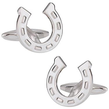 Imagem de Abotoaduras de ferradura com caixa de apresentação Cuff-Daddy