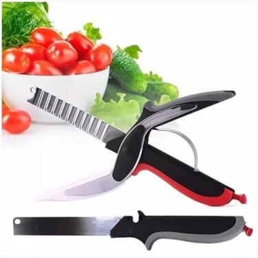 Imagem de Tesoura Tabua De Corte 3 Em 1 Verduras Carne Legumes
