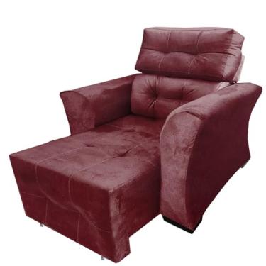 Imagem de Poltrona Amamentação Reclinável Retrátil Grécia Bordo