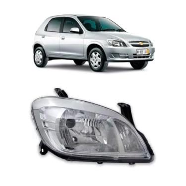 Imagem de Farol Celta 2006 ate 2014 Cromado Lado Direito