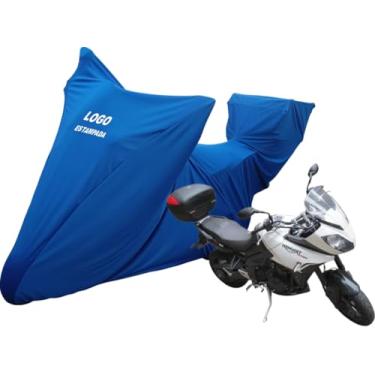 Imagem de Capa Proteger Moto Triumph Tiger 1050 Top Case Baú Bagageiro (Azul)