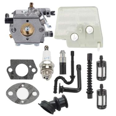 Imagem de Hippotech Carburador WT-194 com substituição de filtro de ar para Stihl 024 026 MS240 MS260 024AV 024S Substituição para motosserras Walbro WT-194-1 WT-22 Carburador substitui 11211200611