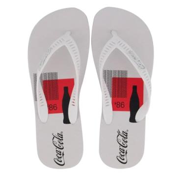 Imagem de Chinelo Coca Cola Waterford Branco