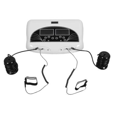 Imagem de Yunir Máquina de desintoxicação iônica para os pés, ajustável, 5 modos, desintoxicação iônica, spa chi, limpeza, com 2 pulseiras, 2 cintos para uso doméstico, spa, salão ou presente de viagem