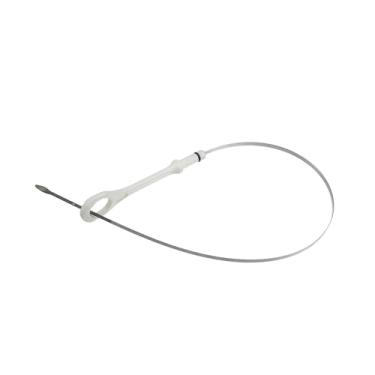 Imagem de Hihaha Indicador de vareta de óleo de motor, substituição de vareta de óleo, para Mitsubishi Lancer 2008-2017, plástico metálico, nº 1255A068, material durável branco