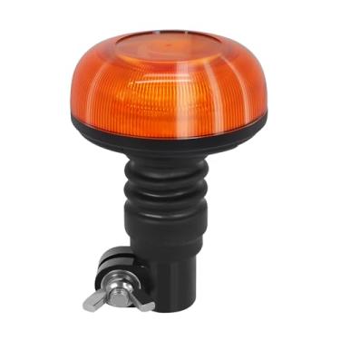 Imagem de Agrieyes Farol de montagem em mastro, 9,5 cm, luzes piscantes de 38 LED para veículos, mini tubo estroboscópico, luzes de segurança de emergência para tratores, caminhões, carrinhos de golfe,