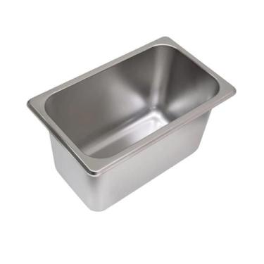 Imagem de Kit 4 Cubas Gn Inox Gastronômica 1/4 X 100 Rechaud Buffet - Armazém135