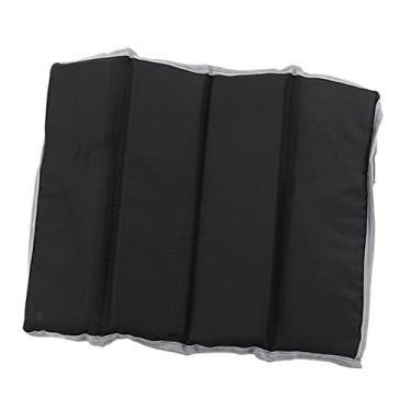 Imagem de Almofada de Assento, Esteira de Acampamento Portátil Macia Com Peso Leve para Camping Praia (Preto)