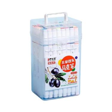 Imagem de Conjunto de Canetas Pincel com 12/24/36/48/60 ou 80 Cores Sortidas - I