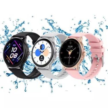 Imagem de Smartwatch Peje ZW08 a Prova D'água Ameled Pulseira Extra, Preto