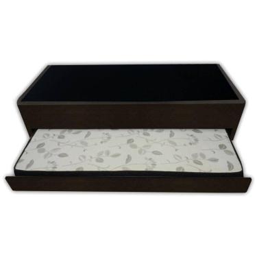 Imagem de Bicama Box Casal com Cama Auxiliar para Colchão 138x188x40cm