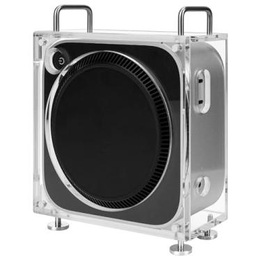 Imagem de Geekria Suporte de chassi de computador, capa de chassi de acrílico transparente, compatível com Apple 2024 Mac Mini Desktop, Apple 2024 Mac Mini M4 / 2024 Mac Mini M4 Pro Stand - Acessórios