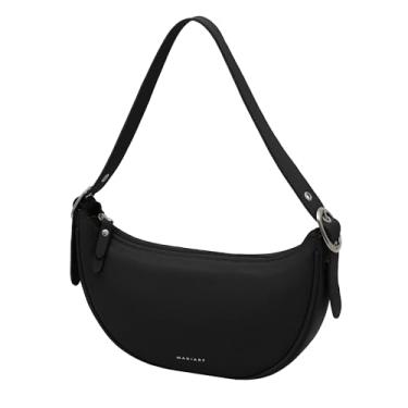 Imagem de Mariart Bolsa Shoulder Feminina de Couro Bovino Legítimo Mariart Lima (Preto)