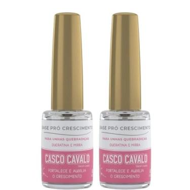 Imagem de Kit 2 Base Pró Crescimento Casco Cavalo 8Ml - Trop Care