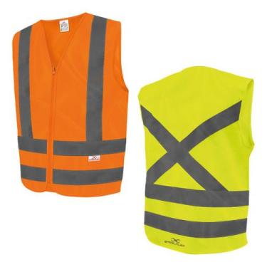 Imagem de Colete Refletivo Segurança Sinalização S/bolso Epi Steelflex, Laranja 