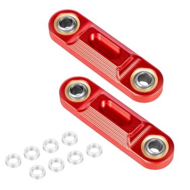 Imagem de KAMIYONG 2 peças de elos de extremidade de barra oscilante antebraço 8 cm conjunto de juntas cilíndricas lingote de ligação cilíndrica acessórios de motocicleta de alumínio apto para modelos Can-Am