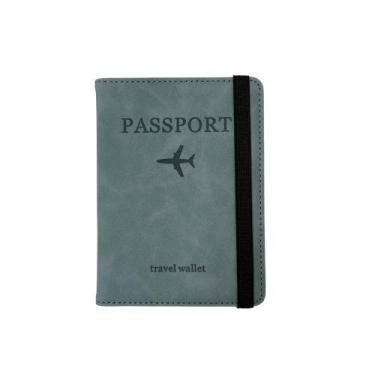 Imagem de Carteira Porta Passaporte RFID: Estilo, Segurança e Praticidade em Via